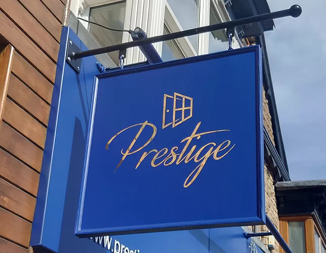 Prestige Windows and Doors Sign